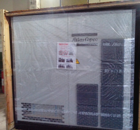 Компрессор Atlas Copco в упаковке